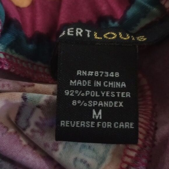 🆕👖Robert Louis Wide Leg Striped Pants, Sz M - Picture 5 of 5